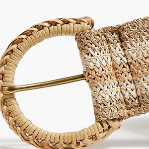 J. Crew Stretch Straw Belt